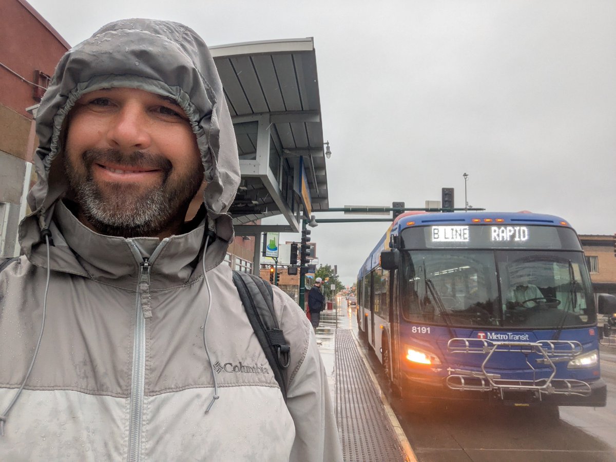Taking the new Metro B Line down Lake Street to meet with a neighbor who works at Jericho Road, a local food shelf.   Looking forward to discussing how to better meet the needs of the people in our city.