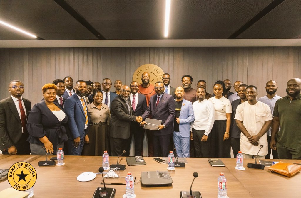 BitcoinKE's tweet image. On July 9, 2025, the Chamber of Digital Assets & Blockchain Innovation engaged directly with @thebankofghana
In the picture are representatives from @BinanceAfrica @ayahq_