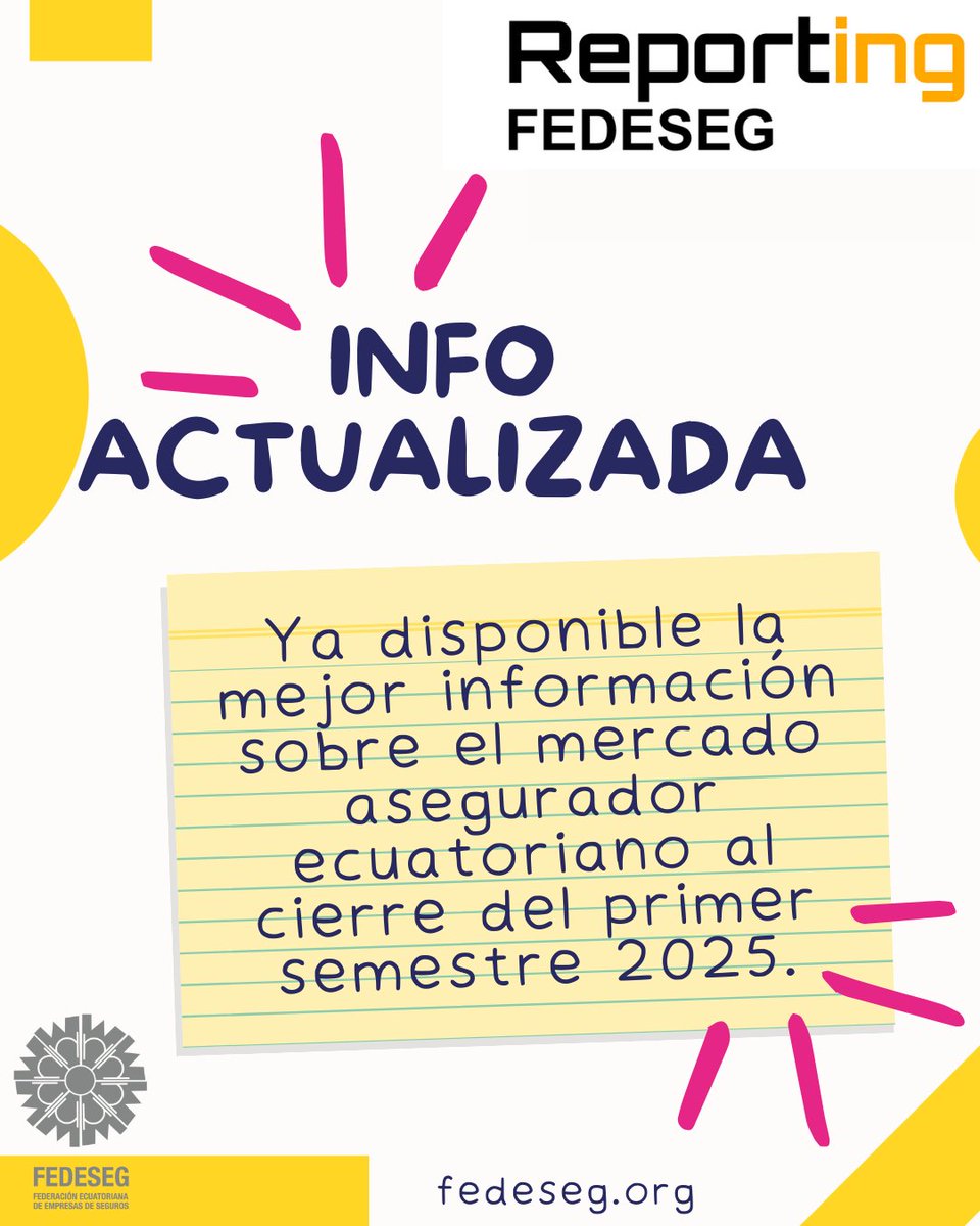 Federación Ecuatoriana de Empresas de Seguros tweet media