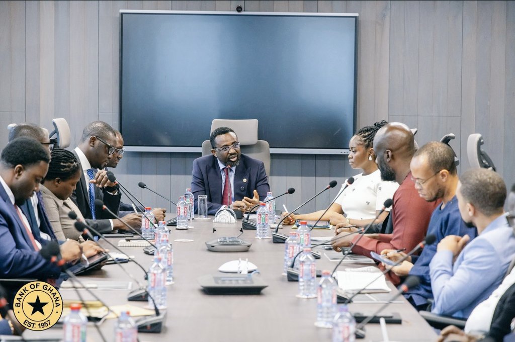 BitcoinKE's tweet image. On July 9, 2025, the Chamber of Digital Assets & Blockchain Innovation engaged directly with @thebankofghana
In the picture are representatives from @BinanceAfrica @ayahq_