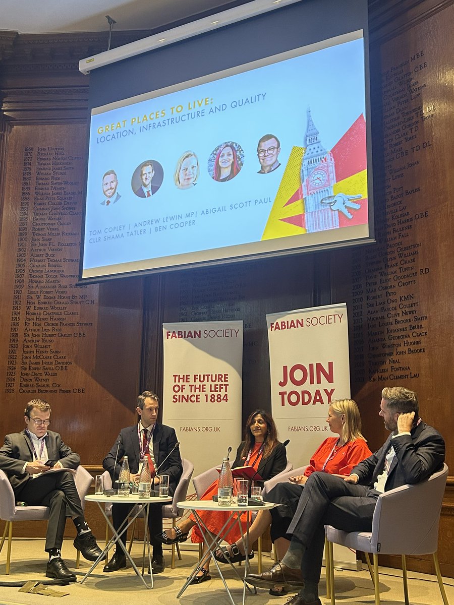 Joe Dromey (@joe_dromey) on Twitter photo <a href="/thefabians/">The Fabian Society</a> <a href="/sarakhyde/">Sara Hyde</a> <a href="/RICSnews/">RICS</a> <a href="/BenCooper1995/">Ben Cooper</a> <a href="/mike_reader/">Mike Reader MP</a> <a href="/meganhinch_/">Megan Hinch</a> <a href="/CIHhousing/">Chartered Institute of Housing</a> <a href="/AoCDavidH/">David Hughes CBE</a> <a href="/FloEshalomi/">Florence Eshalomi MP</a> <a href="/MatthewTorbitt/">Matthew</a> <a href="/crisis_uk/">Crisis</a> <a href="/hannahfearn/">Hannah Fearn</a> <a href="/josephpowell/">Joe Powell MP</a> <a href="/notRosalind_W/">Rosie Worsdale</a> <a href="/kathy_swinds/">Katharine Swindells</a> <a href="/jrf_uk/">Joseph Rowntree Foundation</a> <a href="/TaylorWimpey/">Taylor Wimpey</a> <a href="/mtpennycook/">Matthew Pennycook MP</a> <a href="/tomcopley/">Tom Copley</a> <a href="/MayorofLondon/">Mayor of London, Sadiq Khan</a> .<a href="/Andrew_Lewin_/">Andrew Lewin MP</a> highlights the potential for new towns to deliver high quality homes at scale.
<a href="/ShamaTatler/">Shama Tatler</a> emphasises the importance of well-resourced local govt to delivering quality homes, and the need for social infrastructure with new development. <a href="/thefabians/">The Fabian Society</a> <a href="/sarakhyde/">Sara Hyde</a> <a href="/RICSnews/">RICS</a> <a href="/BenCooper1995/">Ben Cooper</a> <a href="/mike_reader/">Mike Reader MP</a> <a href="/meganhinch_/">Megan Hinch</a> <a href="/CIHhousing/">Chartered Institute of Housing</a> <a href="/AoCDavidH/">David Hughes CBE</a> <a href="/FloEshalomi/">Florence Eshalomi MP</a> <a href="/MatthewTorbitt/">Matthew</a> <a href="/crisis_uk/">Crisis</a> <a href="/hannahfearn/">Hannah Fearn</a> <a href="/josephpowell/">Joe Powell MP</a> <a href="/notRosalind_W/">Rosie Worsdale</a> <a href="/kathy_swinds/">Katharine Swindells</a> <a href="/jrf_uk/">Joseph Rowntree Foundation</a> <a href="/TaylorWimpey/">Taylor Wimpey</a> <a href="/mtpennycook/">Matthew Pennycook MP</a> <a href="/tomcopley/">Tom Copley</a> <a href="/MayorofLondon/">Mayor of London, Sadiq Khan</a> .<a href="/Andrew_Lewin_/">Andrew Lewin MP</a> highlights the potential for new towns to deliver high quality homes at scale.
<a href="/ShamaTatler/">Shama Tatler</a> emphasises the importance of well-resourced local govt to delivering quality homes, and the need for social infrastructure with new development.