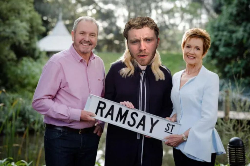 MichaelAdamsUk's tweet image. Can’t believe my #Neighbours cameo was deemed so crucial to the plot line that they teased my breath taking performance in the ‘next time’ preview at the end of today’s ep
