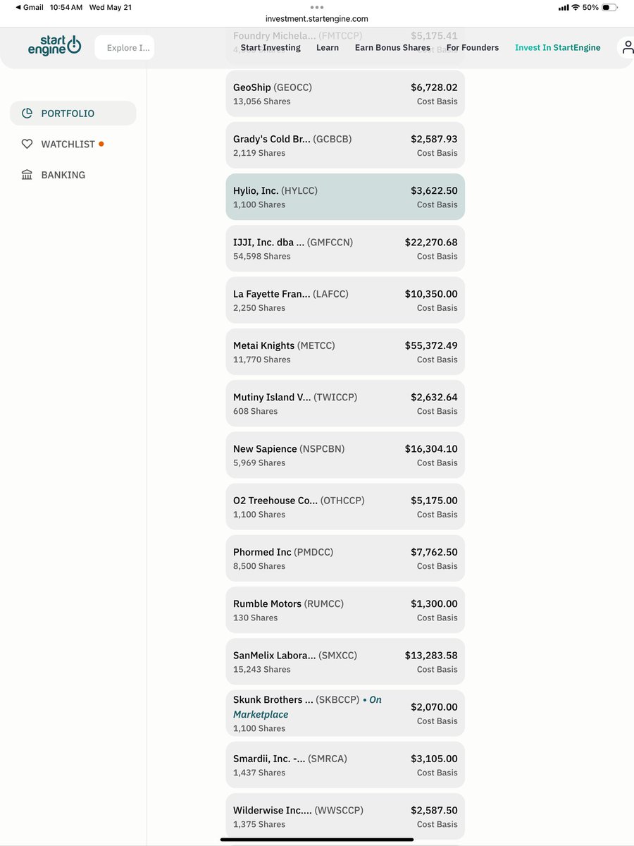 hugh_stiel's tweet photo. During the fake Covid shutdown I used the down time to investigate investing in Start Up in #StartEngine https://t.co/E4asb5oTj8