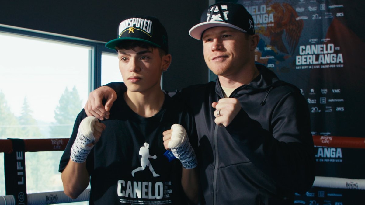 Make-A-Wish America (@makeawish) on Twitter photo Alejandro lives with a respiratory disorder but fights every day with the heart of a champion. His wish to meet his hero, two-time undisputed super-middleweight champion Saúl
“<a href="/Canelo/">Canelo Alvarez</a>” Álvarez, came true. Training with Canelo fueled Alejandro's determination. 🥊✨ Watch his Alejandro lives with a respiratory disorder but fights every day with the heart of a champion. His wish to meet his hero, two-time undisputed super-middleweight champion Saúl
“<a href="/Canelo/">Canelo Alvarez</a>” Álvarez, came true. Training with Canelo fueled Alejandro's determination. 🥊✨ Watch his