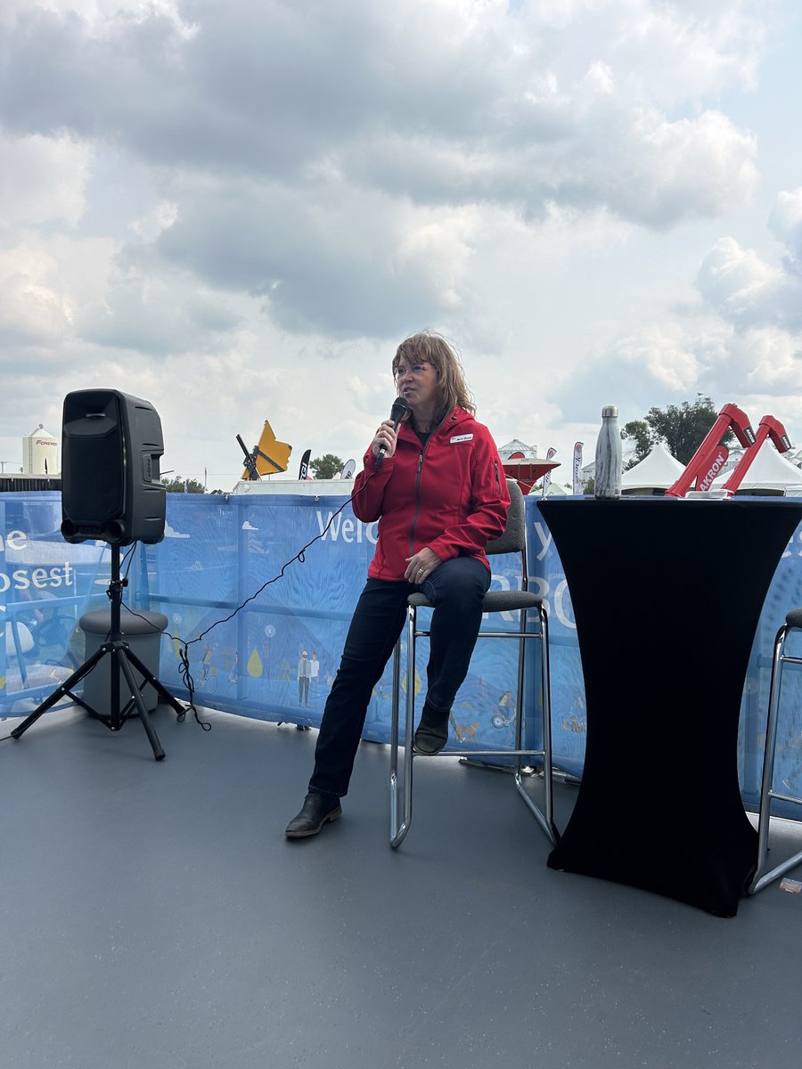domoreag's tweet image. Our @AgInMotion Recap — Day 1 (July 15) with The Do More Agriculture Foundation
🌤️ Smoky skies and cooler temps set the tone for a powerful first day.
🟡 We kicked things off with a meaningful conversation at the @RBC outdoor stage, where our ED, Dr. Merle Massie, spoke about…