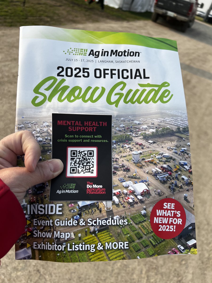 domoreag's tweet image. Our @AgInMotion Recap — Day 1 (July 15) with The Do More Agriculture Foundation
🌤️ Smoky skies and cooler temps set the tone for a powerful first day.
🟡 We kicked things off with a meaningful conversation at the @RBC outdoor stage, where our ED, Dr. Merle Massie, spoke about…