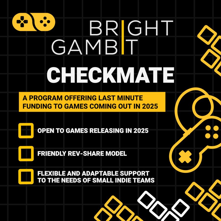 Vlad Calu โ๏ธ London Games Festival (@vladwes) on Twitter photo Heyo! Anybody have some cool projects that need just a little bit of an extra guidance and financial bump to get it over the line, this year? ๐
Check out <a href="/bright_gambit/">Bright Gambit</a>'s CHECKMATE initiative below. โ๏ธ
Submission form ๐brightgambit.com/checkmate/
Can't wait to see what you got! Heyo! Anybody have some cool projects that need just a little bit of an extra guidance and financial bump to get it over the line, this year? ๐
Check out <a href="/bright_gambit/">Bright Gambit</a>'s CHECKMATE initiative below. โ๏ธ
Submission form ๐brightgambit.com/checkmate/
Can't wait to see what you got!