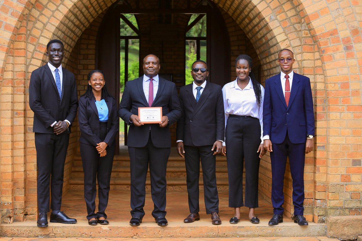 Moot Awards : Team UCU, which won Best Memorial Awards at the 34th Christof Heyns Moot Court  handed over the two accolades to the Vice Chancellor. The team ranked No. 1 for Best Research and Memorial at the continental moot, which featured over 103 participating universities.