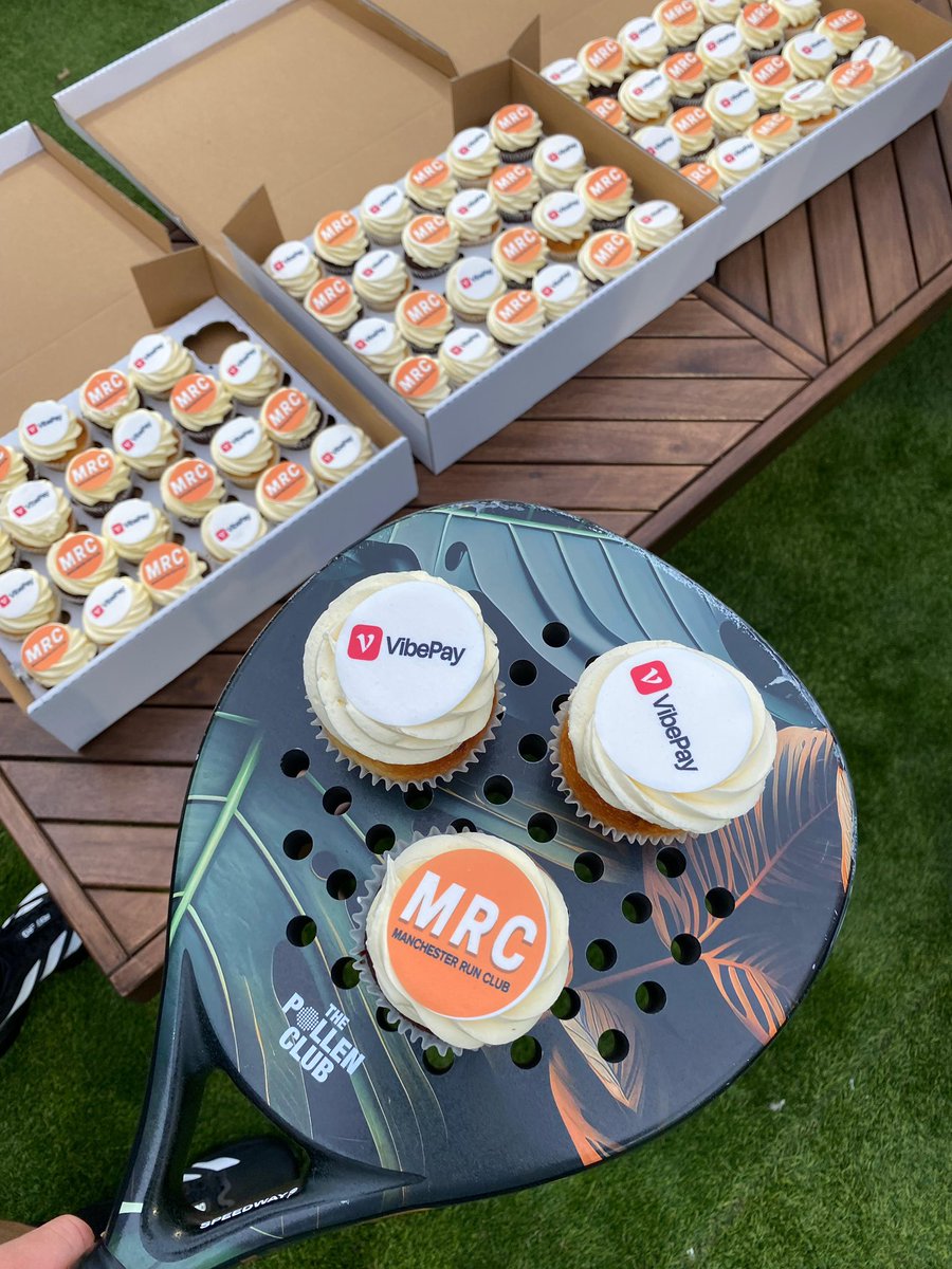 VibePay's tweet image. Great scenes at the @VibePay summer series Manchester Run Club last night!
Who’s joining us for week two? It’s a piece of cake… 🍰