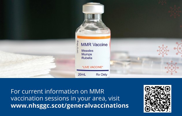 There has been an increase in Measles cases in Glasgow the past few weeks. 

The best way to be protected is to get vaccinated.

For more information, visit - nhsggc.scot/your-health/ge…