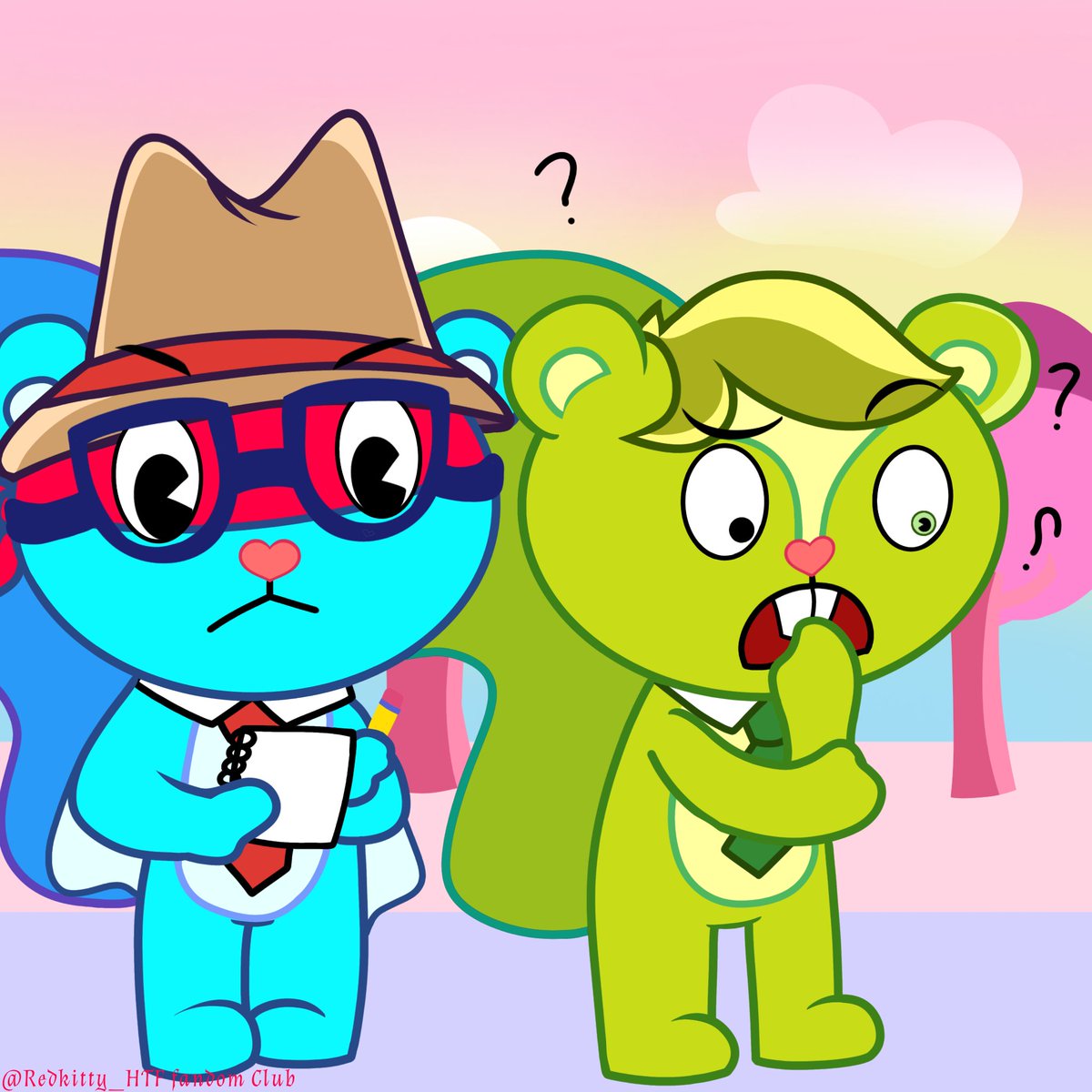 Juliahtf's tweet photo. Splendid cannot get,what Nutty is saying... ✨💚🩵#htf #happytreefriends #htffandomart #splendidhtf #nuttyhtf.. 
. 
. 
Sorry if I posted this late because I didn't have time to share it since not everyone understands my situation... thank you🌹:']💖 https://t.co/bF3MVUdXoE