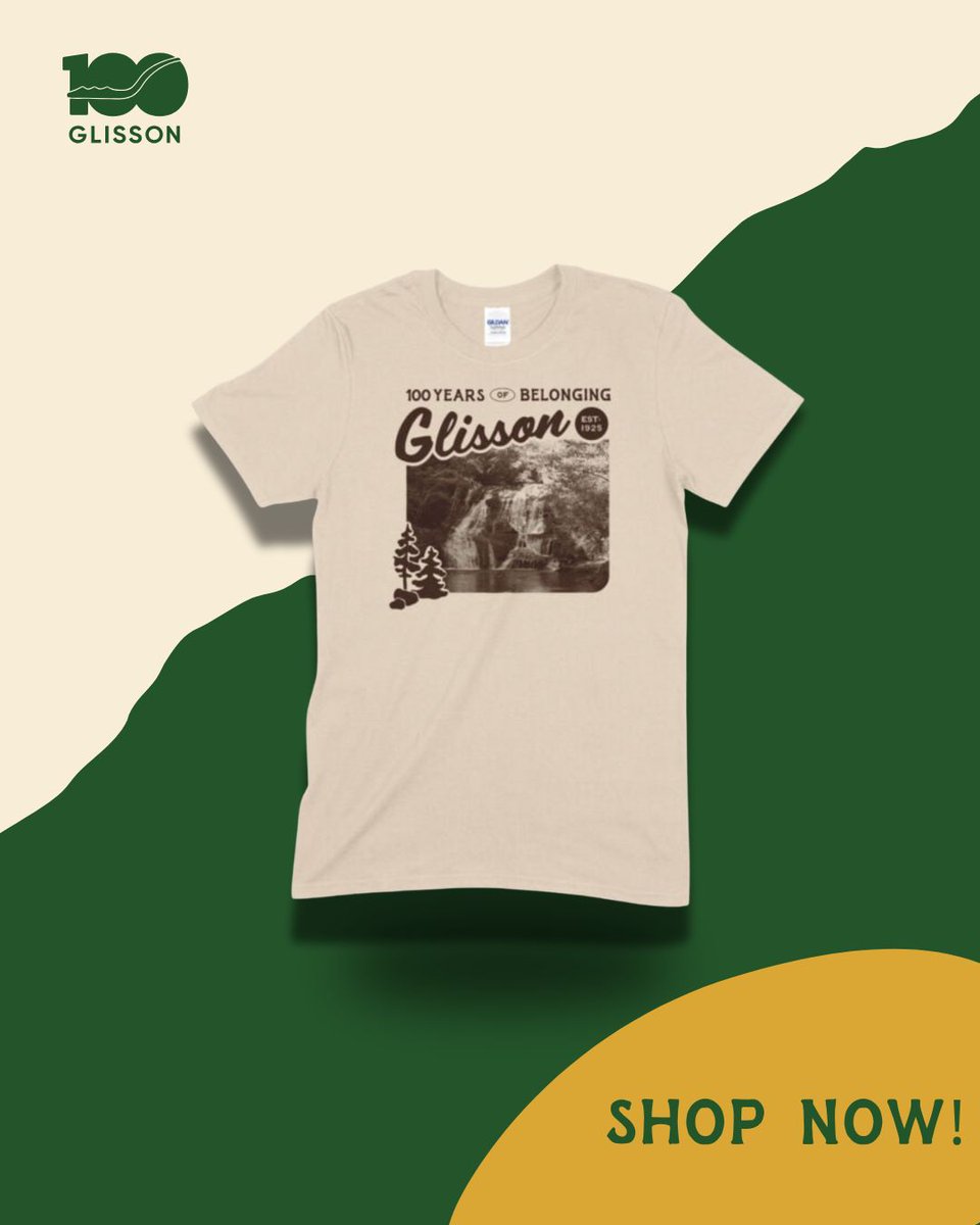 CampGlisson's tweet photo. Another fan favorite from the Glisson Store: our "Waterfall T-Shirt"—a modern classic with a vintage soul. In honor of 100 years of campfires, friendships, and faith, every item in the Centennial collection helps share the story. 

Shop the tee and more → https://t.co/Yohw9QURu8 https://t.co/RtdIsyEvvK
