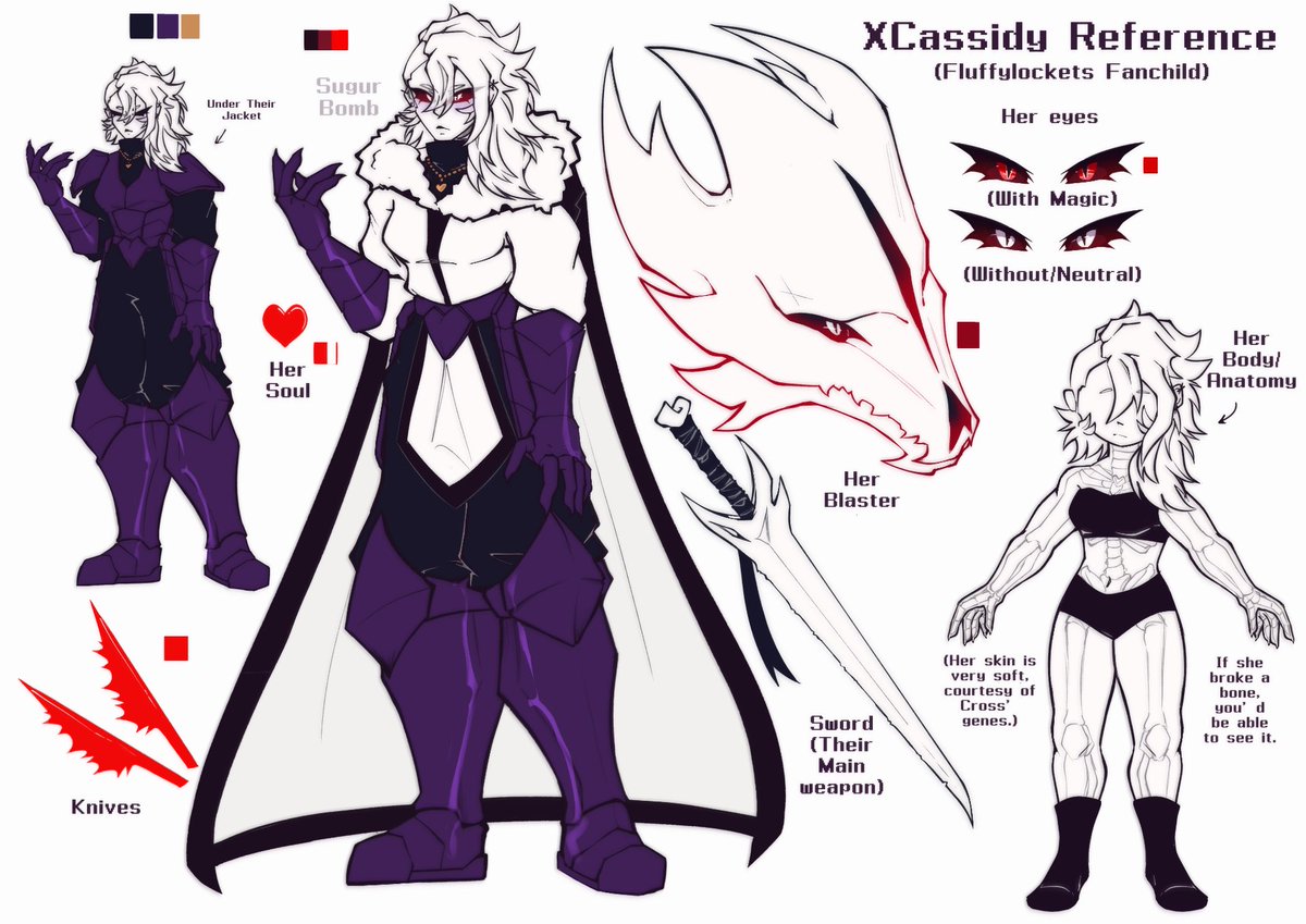 Okay Her Reference Sheet Has been updated!

#XCassidy #Xtale #Xtaleau #Fluffylockets