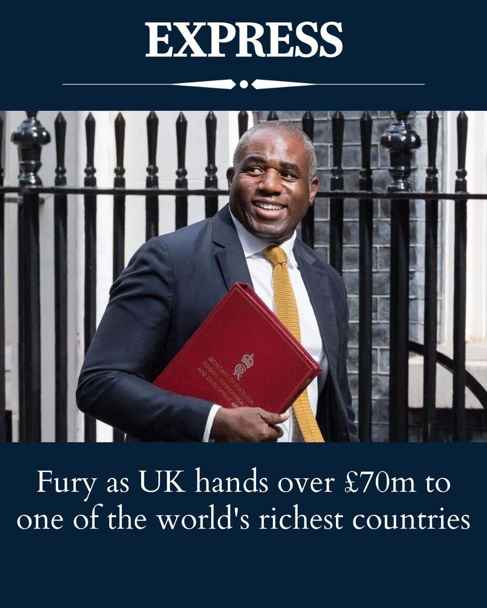 reverendfickle's tweet image. You have to seriously question the competence of this government. They are telling the British people more tax is coming, as they don’t have money. Yet they can give millions to one of the richest countries by GDP on the planet. ENOUGH OF THIS MADNESS!!