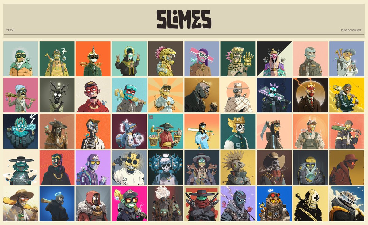 From the very beginning, <a href="/MySlimes_/">Slimes</a>  chose to build differently.

20% of every Slime sale helped seed Somos Axolotl -supporting art, conservation, and community work in Xochimilco.

And it didn’t stop there.

Today, 100% of all SFC sales (outside of artist commissions and splits)