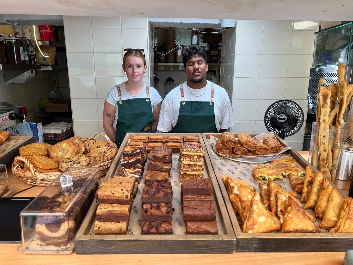SHResidents's tweet photo. A lovely day for the opening of Parsnips in the Park. The cafe is open daily 9am- 5pm. SHRA wishes Ben, the owner, and his team Matt, Iris and Kai, good fortune in making a success of the cafe. It is an important amenity for Strawberry Hill and we look forward to supporting them. https://t.co/9S0rnO3NPK