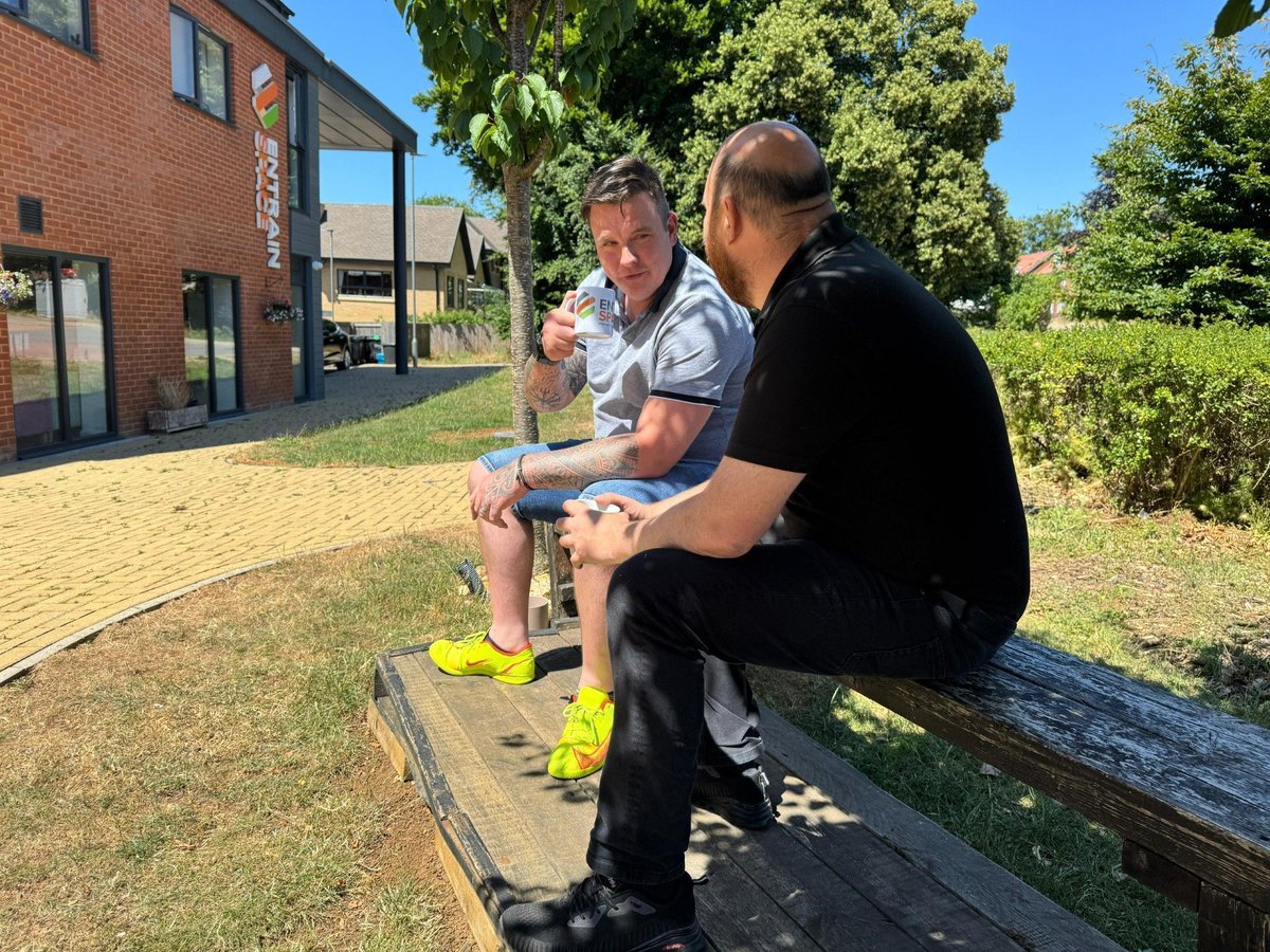EntrainSpace's tweet image. Carl, a former resident and The King's Royal Hussars @RblxKrh #veteran dropped by for a catch up and told us about his success since leaving Entrain Space. Carl qualified in occupational health and safety, fire risk and environmental health management while at Entrain Space, and…