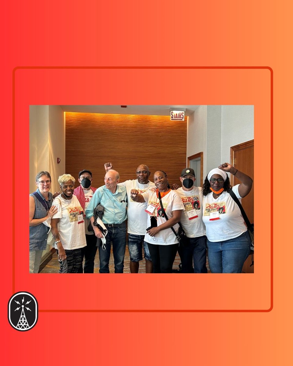 OneSignalPub's tweet image. Gary Tyler, author of the forthcoming memoir STITCHING FREEDOM, spoke earlier this month at the 2025 Socialism Conference! Swipe to see a photo of his supporters, and pre-order his book today (out 10/7!) ✊