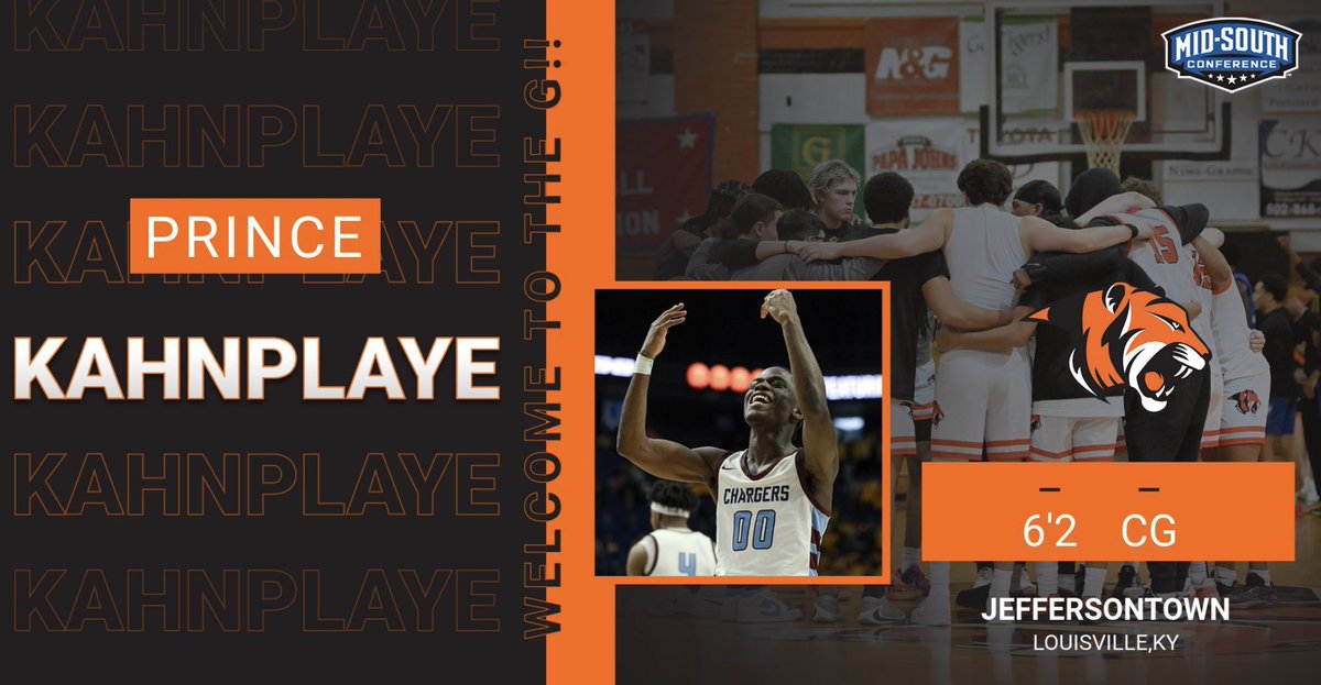 GtownTigersMBB's tweet image. As the 25-26 school year approaches, let’s welcome in some new Tigers!! 🐅🐅
Prince Kahnplaye comes to us from JTown HS where he led the Chargers to the Elite 8 at the Sweet 16 averaging 15.4 PPG on 54.2% shooting from the field his Senior year! Welcome to the G! #TigerPride🐅