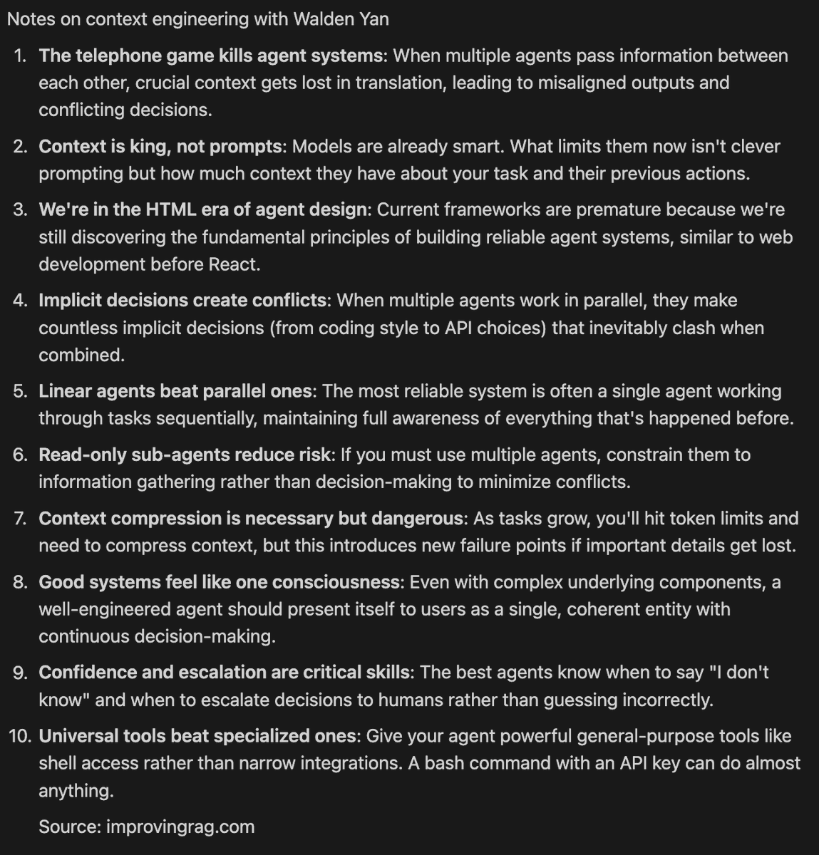notes on context engineering with <a href="/walden_yan/">Walden</a> of <a href="/cognition_labs/">Cognition</a>