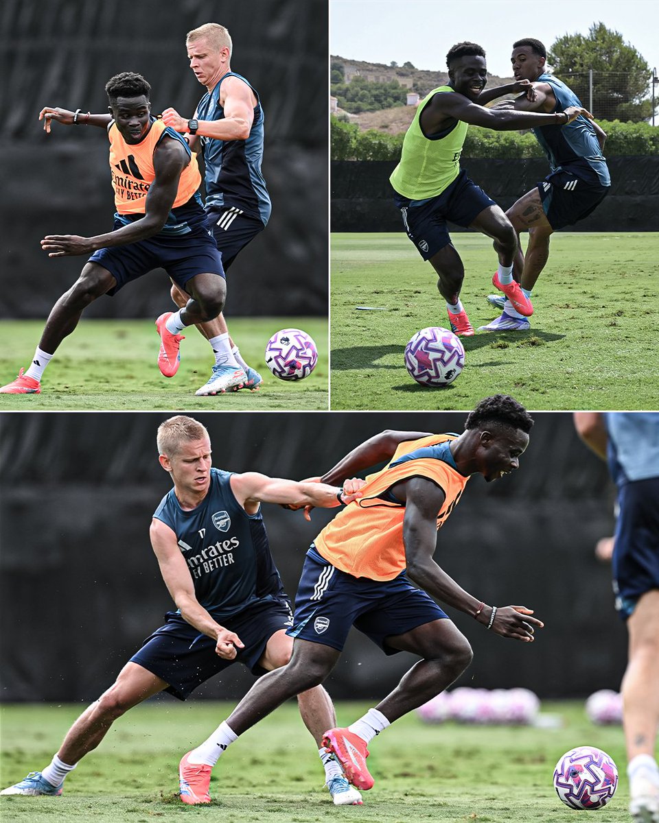 7SakaXtra's tweet photo. Our starboy is unstoppable in training 💪🔥

Hold on tight, he's going to break everything this season. ⚡💥 https://t.co/UknCbGH6iq