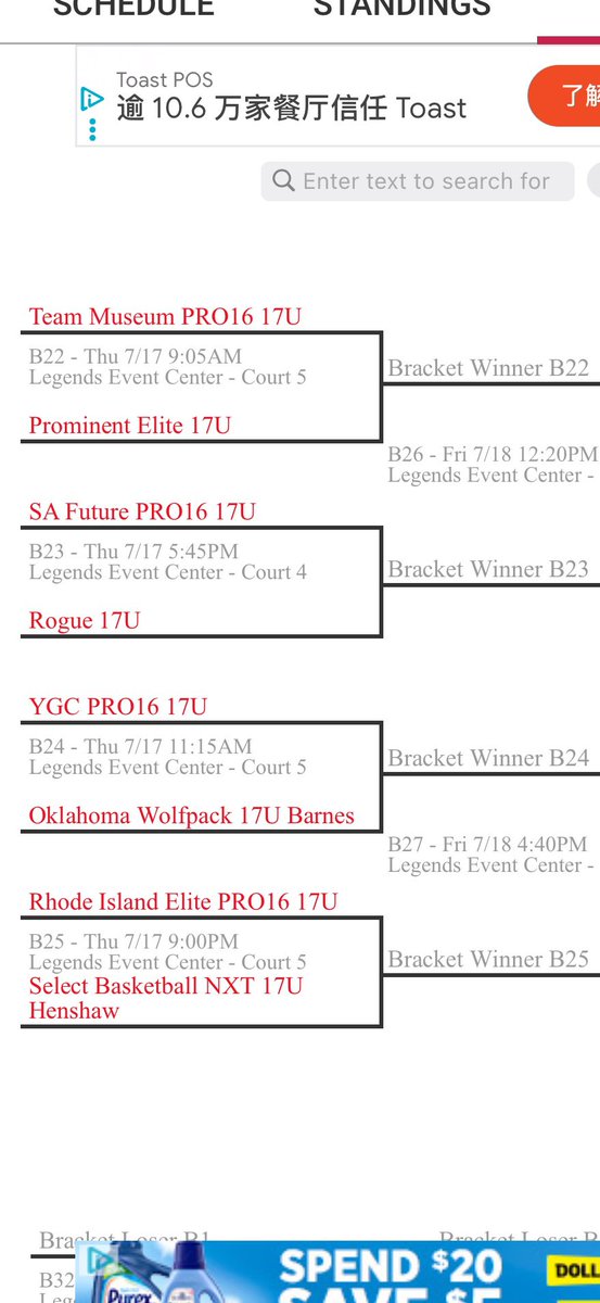 Our schedule for the <a href="/PRO16League/">PRO16/NXTPRO League</a> live period in Bryan, Texas ‼️ First battle ahead of us is YGC PRO16 17u