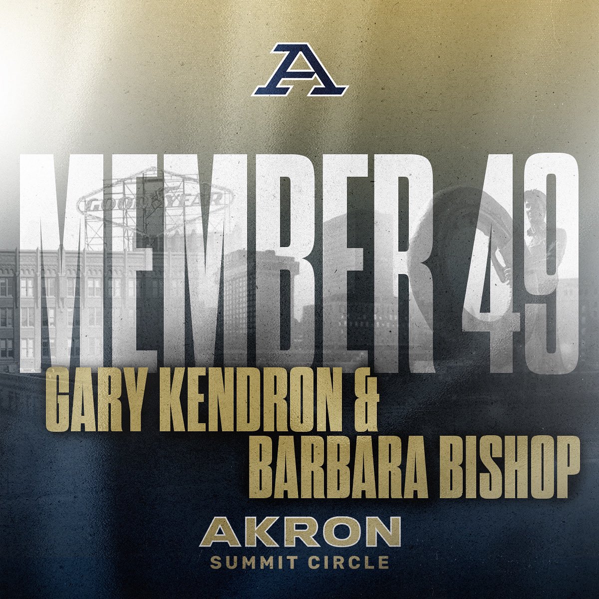 Zips Athletic Club (@zipsathclub) on Twitter photo Please welcome Gary Kendron & Barbara Bishop to the Summit Circle at #49! ποΈββοΈ Their impact on <a href="/ZipsWGolf/">Akron Zips W Golf</a> & <a href="/AkronZips/">Akron Zips Athletics</a> has been tremendous.
Thank you for your leadership, generosity & commitment to excellence!
#GoZips | #MakeTheClimb | π¦ Please welcome Gary Kendron & Barbara Bishop to the Summit Circle at #49! ποΈββοΈ Their impact on <a href="/ZipsWGolf/">Akron Zips W Golf</a> & <a href="/AkronZips/">Akron Zips Athletics</a> has been tremendous.
Thank you for your leadership, generosity & commitment to excellence!
#GoZips | #MakeTheClimb | π¦