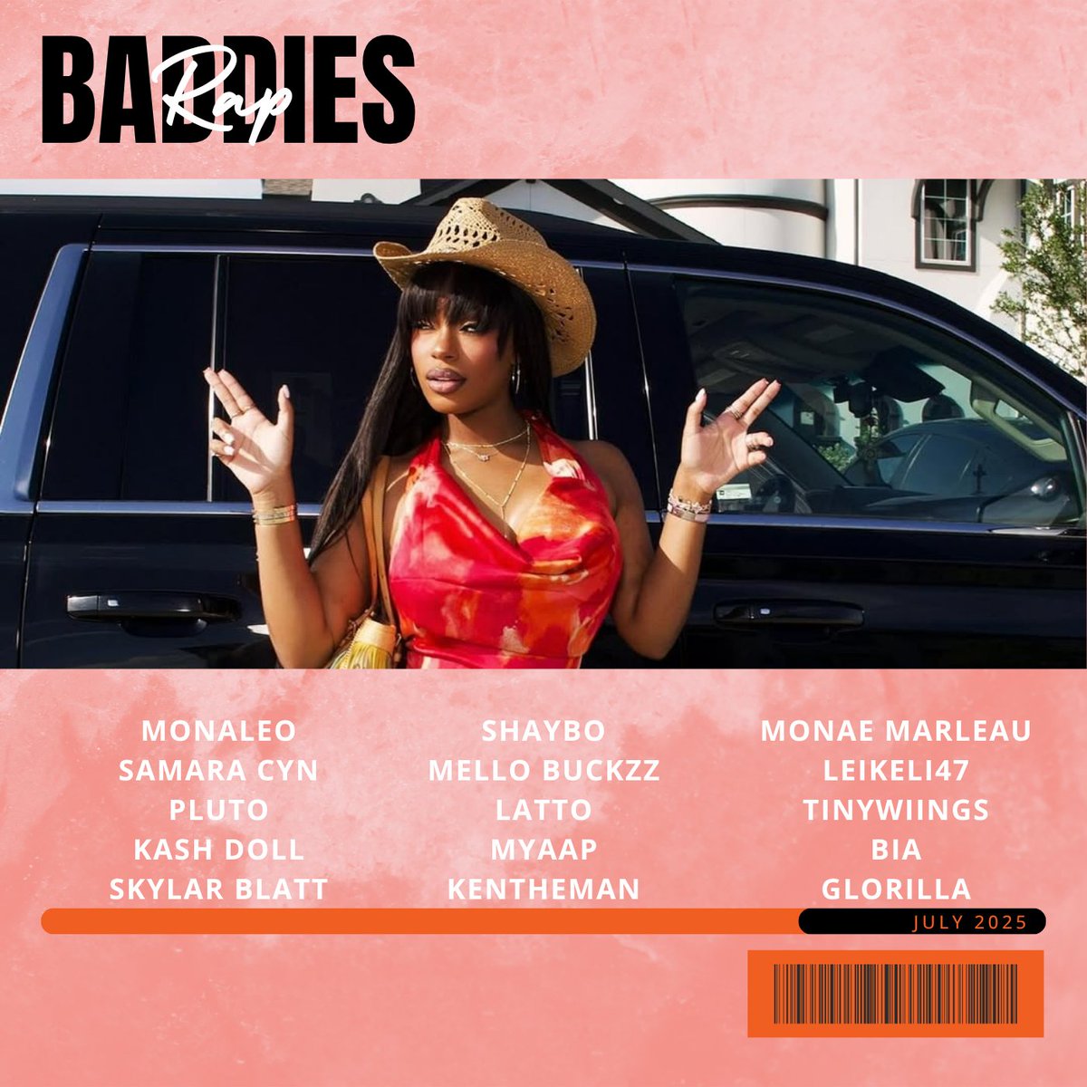 The Rap Baddies gonna set the summer off right...

Back with an all-new update of #RapBaddies and it's stacked with anthems and vibes. Check out Rap Baddies, with new music from <a href="/iamcardib/">Cardi B</a>, @kistorii, <a href="/themonaleo/">MONALEO 🎀</a>, <a href="/thesamaracyn/">samaracyn</a>, and more...