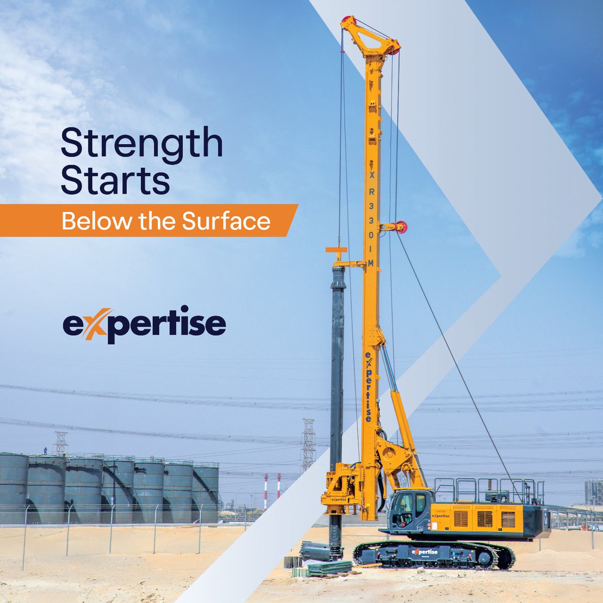 expertindus's tweet image. Turn deadlines into milestones with high-output piling rigs and certified operators from expertise.
بخبرة موثوقة: حوّل مواعيدك النهائية إلى محطات إنجاز.
نحن نوفر منصات حفر متطورة ومشغلين معتمدين بكفاءة عالية.

#Expertise #PilingRig #HeavyEquipment #ConstructionKSA