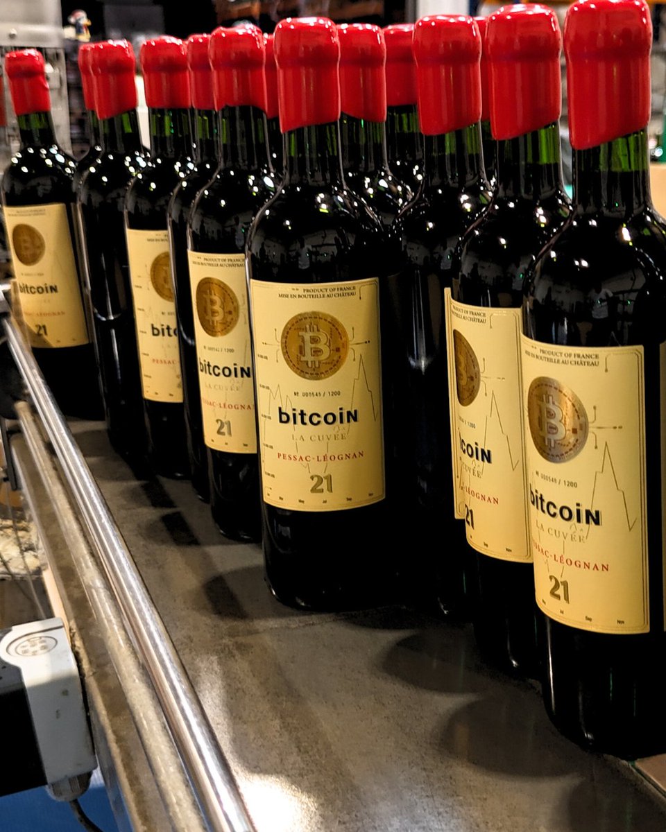 🚨 𝗕𝗶𝘁𝗰𝗼𝗶𝗻 𝗟𝗔 𝗖𝗨𝗩É𝗘® 𝟮𝟭 is coming

1,200 bottles per appellation : 

📍 Margaux

📍 Saint-Émilion Grand Cru

📍 Pessac-Léognan

Payable in BTC &amp; crypto.

🔥 to 𝐇𝐎𝐃𝐋 or to 𝐃𝐑𝐈𝐍𝐊?

Soon <a href="/BtcWine/">BTC Wine</a>  &amp; <a href="/LaCrypteduVin/">La Crypte du Vin</a> 

#Bitcoin #Wine #Crypto #BuyWithBitcoin