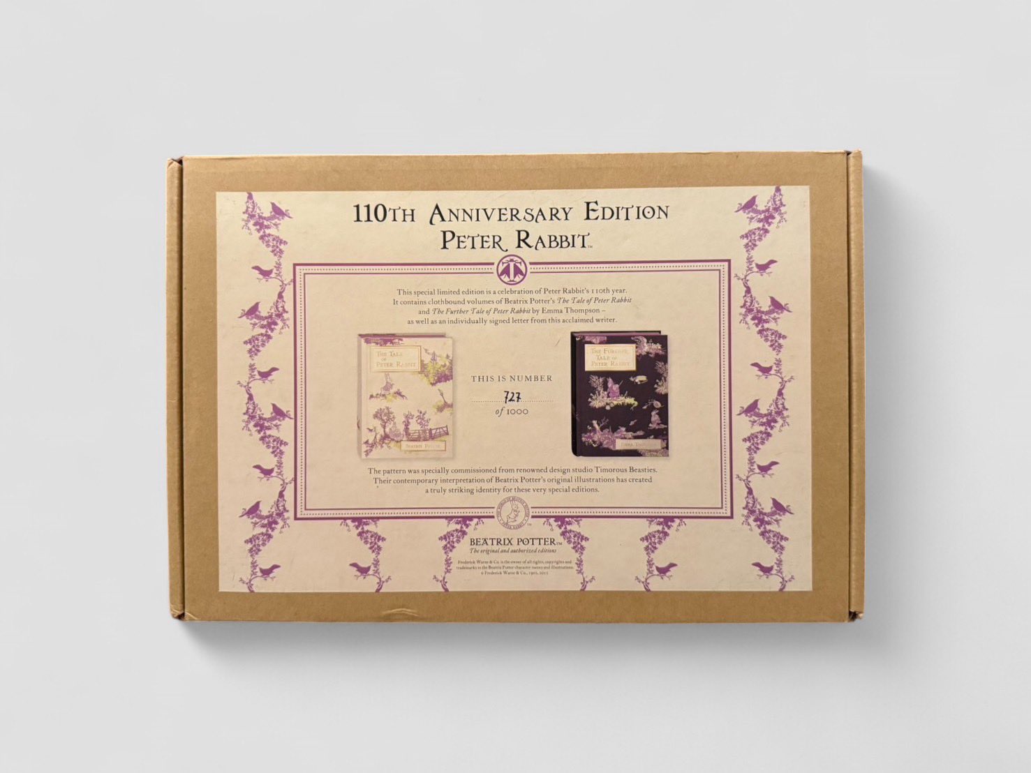 【110年記念】PETER RABBIT AND BEATRIX POTTER Amazon.com: Beatrix Potter Peter Rabbit Centennial Edition