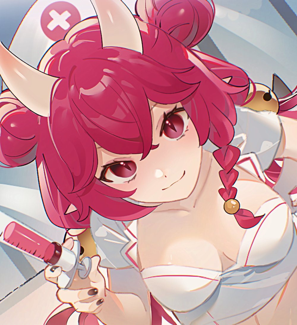 NeekoArcaea's tweet image. I&apos;m certified to give shots I swear 

art by ccl_work