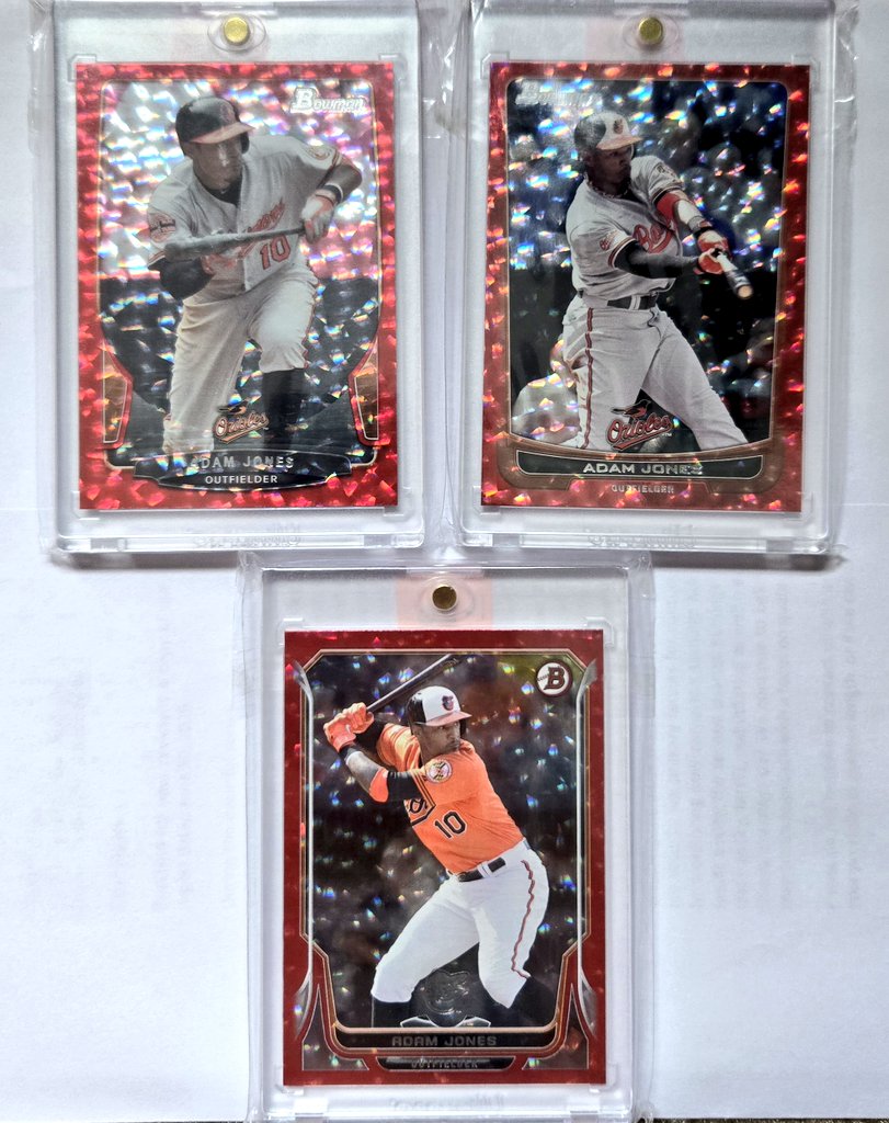 hbmiller27's tweet image. Pretty sweet mailday yesterday including a bunch of Adam Jones and this rare Gausman auto you never see. All are first on print (numbered 1/##)