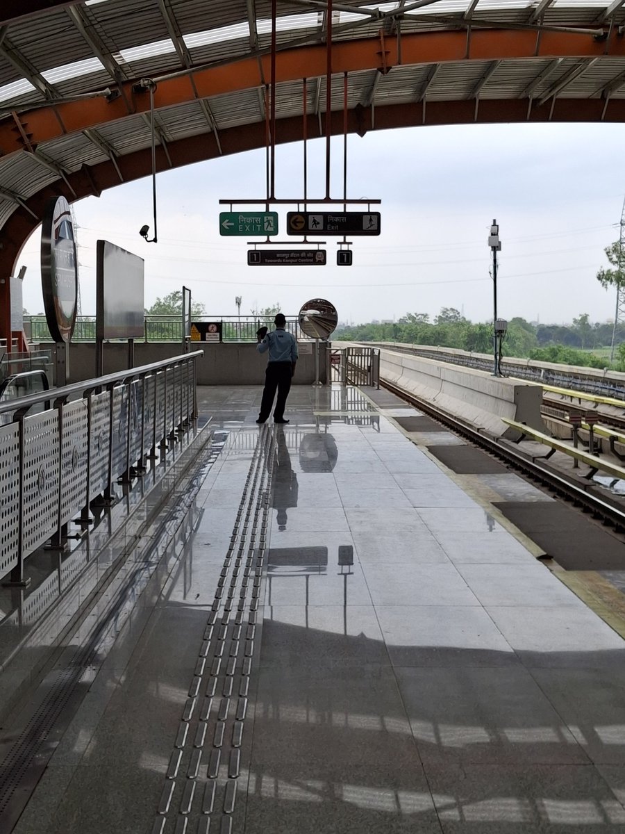 drkkdokania's tweet photo. @OfficialUPMetro @hiteshchandna87 Kanpur metro great in service no doubt but please provide few ceiling fans at open plateforms to give some respite to security parsonel.They have to stand for long hours in humid &amp; hot weather. Request for kind consideration. https://t.co/sFpuq1QHLj