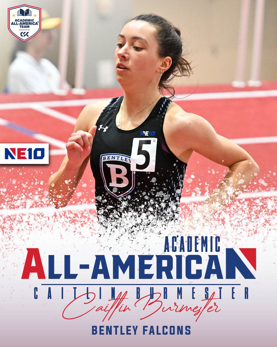 𝐀𝐋𝐋-𝐀𝐌𝐄𝐑𝐈𝐂𝐀𝐍 𝐇𝐎𝐍𝐎𝐑𝐒

Bentley's Burmester continues to build her resume from stellar and historic senior season.

🔗 northeast10.org/news/2025/7/16…

#NCAAD2 I #NE10EMBRACE