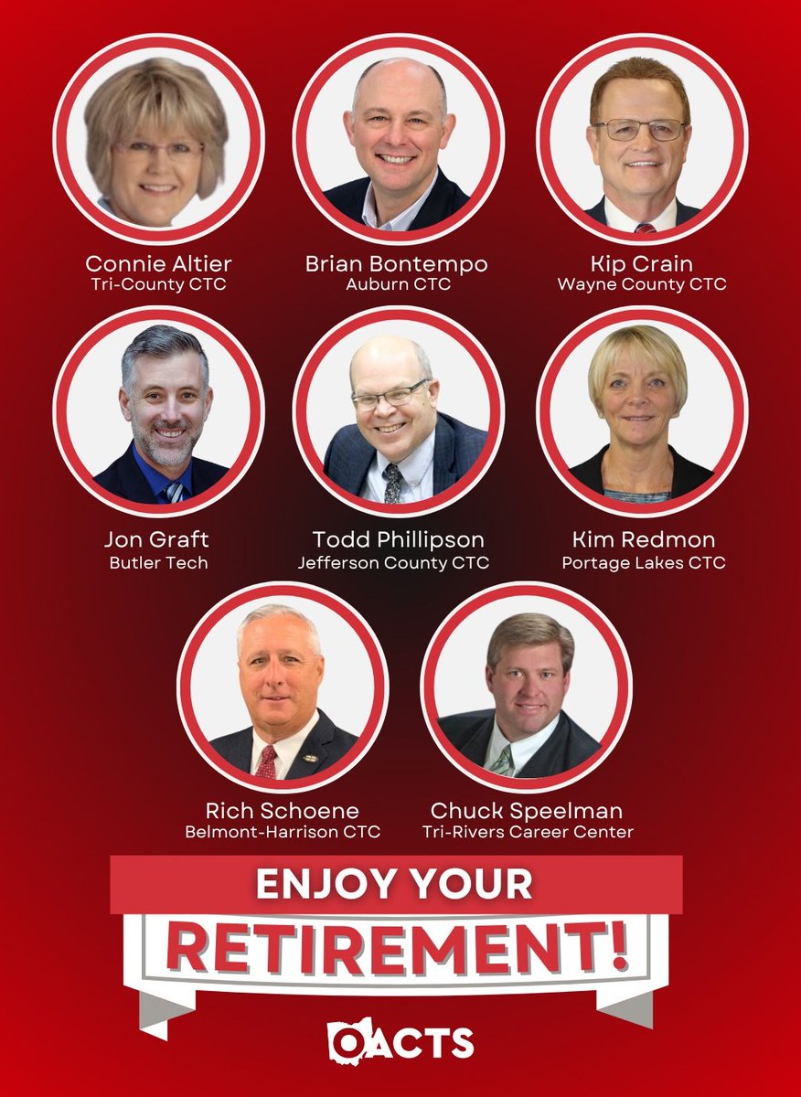 Summer is always a season of transition in education—but this year, OACTS is celebrating more than the usual changes. We're honoring several of our members who are retiring—individuals who have been not only leaders, but also mentors and friends.
#OACTS #Leadership #Retirement