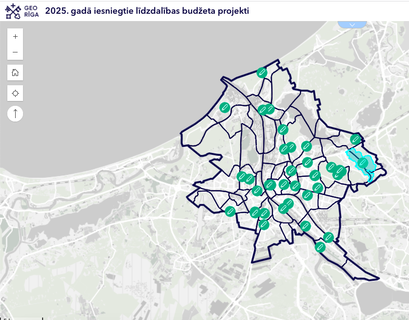 Portālā GeoRīga ir apskatāms kopsavilkums par šajā gadā iesniegtajiem Līdzdalības budžeta projektiem. Būs interesanti. Ir arī māju pagalmu projekti (jaunums!) kā arī sociālie projekti (jaunums!). Kopā šobrīd īstenošanā ir vēl 18 projekti dažādās Rīgas apkaimēs.