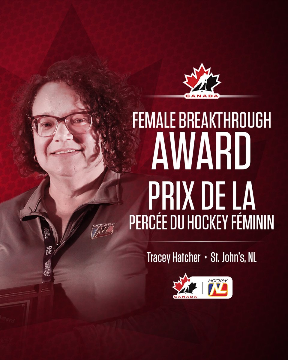 HockeyCanada's tweet image. For continuing to break down barriers for the women’s game… Thank you, Tracey! 🙌
Pour tes efforts soutenus afin d’éliminer les obstacles pour les femmes et les filles au hockey… Merci, Tracey! 🙌
🏆 HockeyCanada.ca/Awards
🏆 HockeyCanada.ca/Prix
@hockeynl1935