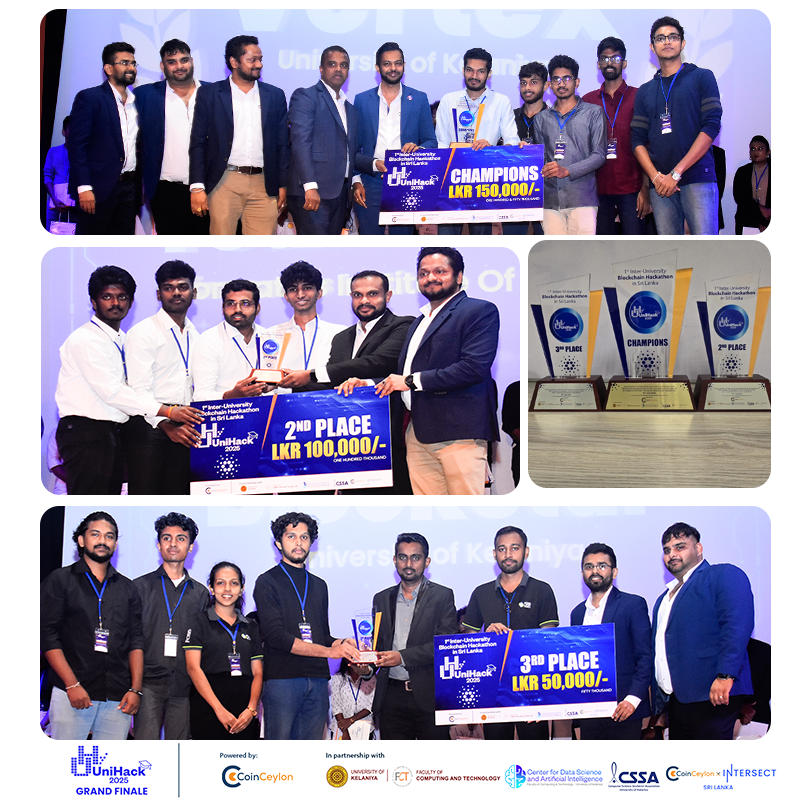 History Made at UniHack 2025
#SriLanka’s first-ever Inter-University Blockchain Hackathon brought together 225+ students, 61 teams, and 18 universities - all building exclusively on <a href="/Cardano/">Cardano Community</a>.
From concept to code. From vision to impact.
Here’s some pictures of what went down 👇