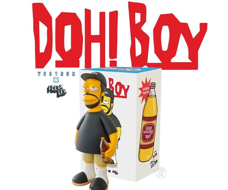 Doh! Boy: Vectron &amp; Flexx Lex Bring 90s Satire to Life in New Mashup Art Toy... live on Kickstarter! dlvr.it/TLxx1T #CrowdFunding #Featured #Homer #Kickstarter #Movie