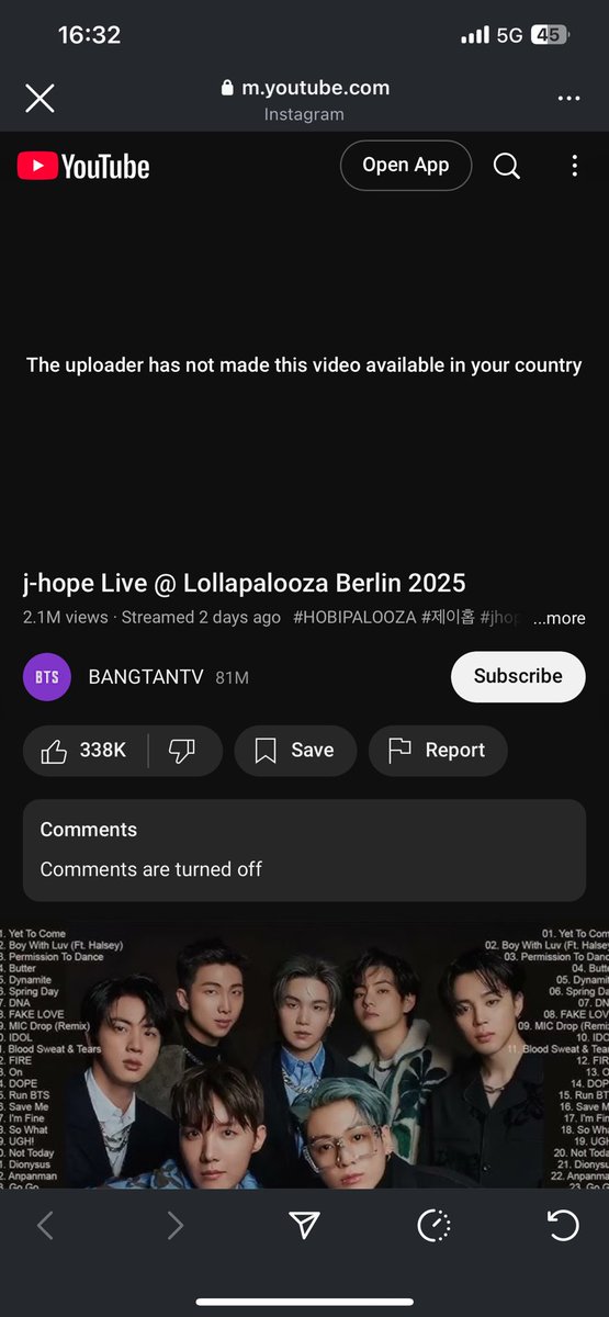 flyalone95's tweet photo. Are you actually kidding me 😀😀😀😀 I wanna watch a BERLIN stream in GERMANNYYYY @BIGHIT_MUSIC #HOBIPALOOZA2025 https://t.co/kHgyR40Feq