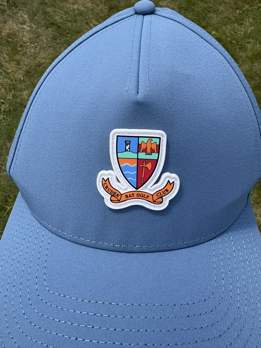 AlanShipnuck's tweet image. My favorite course in the world and maybe the best logo: @Crudenbaygolf. Having lost a few of my hats over the years I had to have @RuMacdonald bring me a re-up at Portrush.
