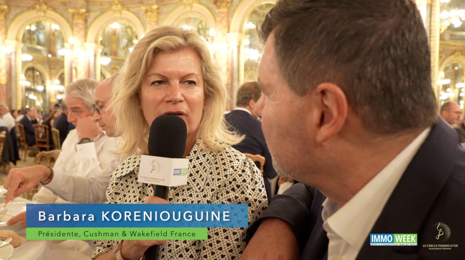 Immoweek (@immoweek) on Twitter photo Nommée dans le Top 10 des « Managers » aux « Pierres d’Or » 2025, Barbara Koreniouguine, présidente de <a href="/CushwakeFrance/">Cushman & Wakefield</a>, livre ses impressions au micro d’« Immoweek »… #PO2025 #After
>> urls.fr/8ejWeB Nommée dans le Top 10 des « Managers » aux « Pierres d’Or » 2025, Barbara Koreniouguine, présidente de <a href="/CushwakeFrance/">Cushman & Wakefield</a>, livre ses impressions au micro d’« Immoweek »… #PO2025 #After
>> urls.fr/8ejWeB
