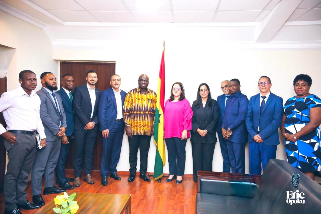 imane ouaadil (@imaneouaadil) on Twitter photo It was a pleasure to lead a Moroccan delegation to pay a courtesy visit to Hon Eric Opuku, Minister of Food and Agriculture. We discussed the establishement of a fertilizer plant and a soil fertility map of Ghana in collaboration with <a href="/OCP_Africa/">OCP AFRICA</a> It was a pleasure to lead a Moroccan delegation to pay a courtesy visit to Hon Eric Opuku, Minister of Food and Agriculture. We discussed the establishement of a fertilizer plant and a soil fertility map of Ghana in collaboration with <a href="/OCP_Africa/">OCP AFRICA</a>