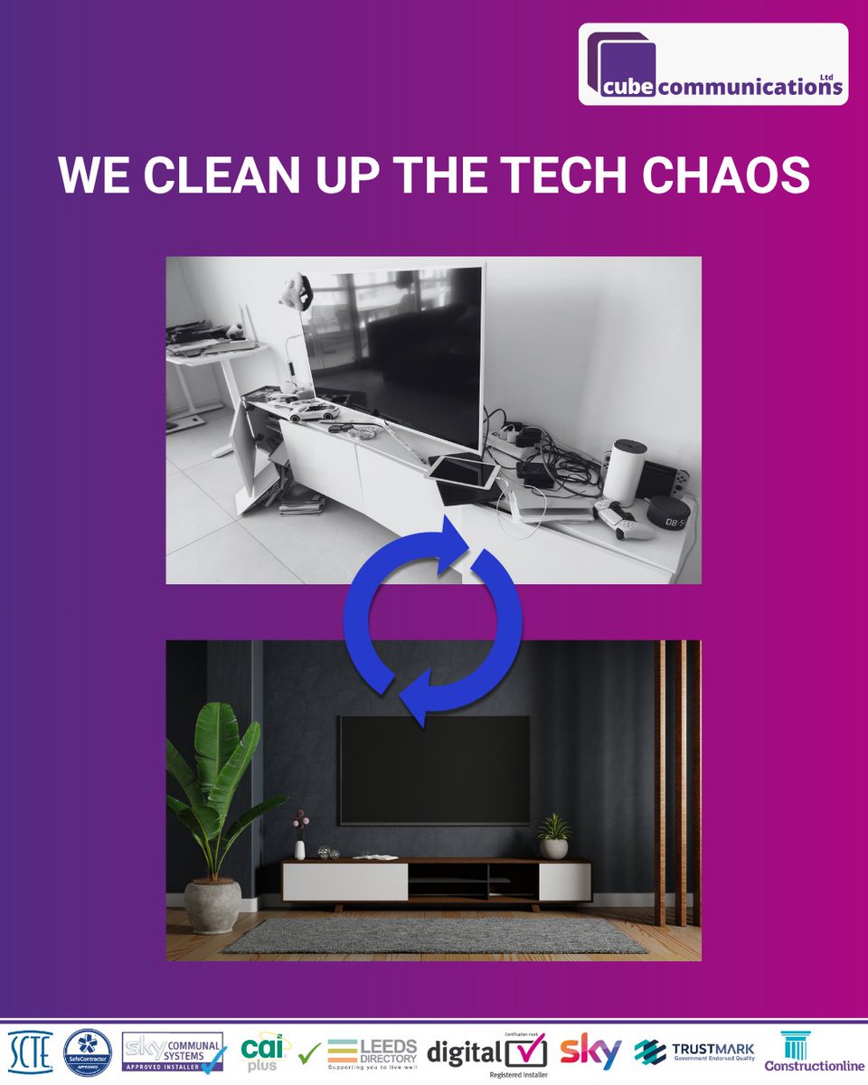 Cube_Comms's tweet image. Tangled wires? Wobbly bracket? AV gear everywhere?

We rework messy installs into safe, sleek setups with full cable management and equipment positioning.

Book a system clean-up: ow.ly/1fBm50WeIvv

#TechCleanup #MountRescue #TidyWiring #CubeCommunications #AVSpecialists
