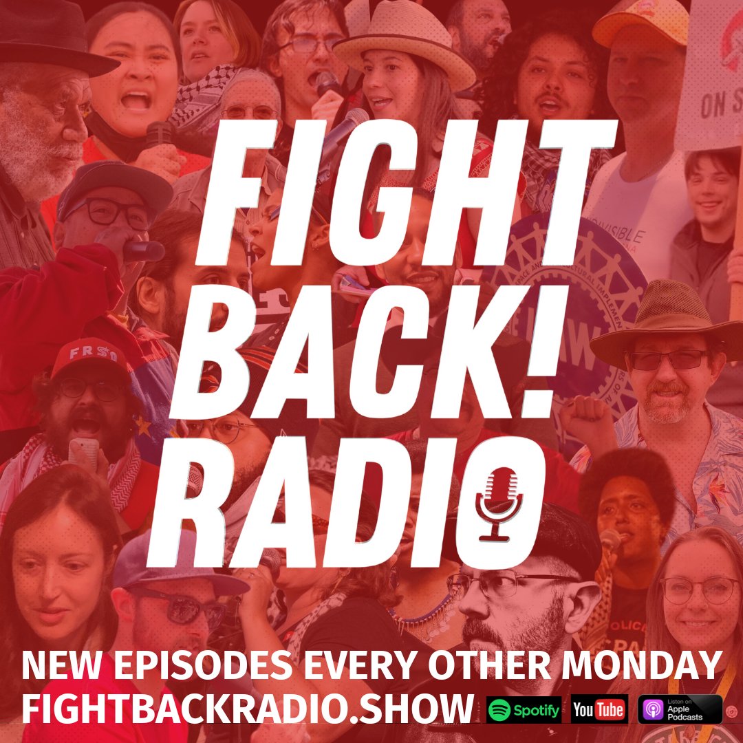 FightBackRadio's tweet image. Fight Back! Radio, established in 2022 and hosted by Richard Berg, has featured dozens of activists from across the country to share their experiences of struggle and inspired listeners to take up fights in their own communities! New episodes every other Monday!