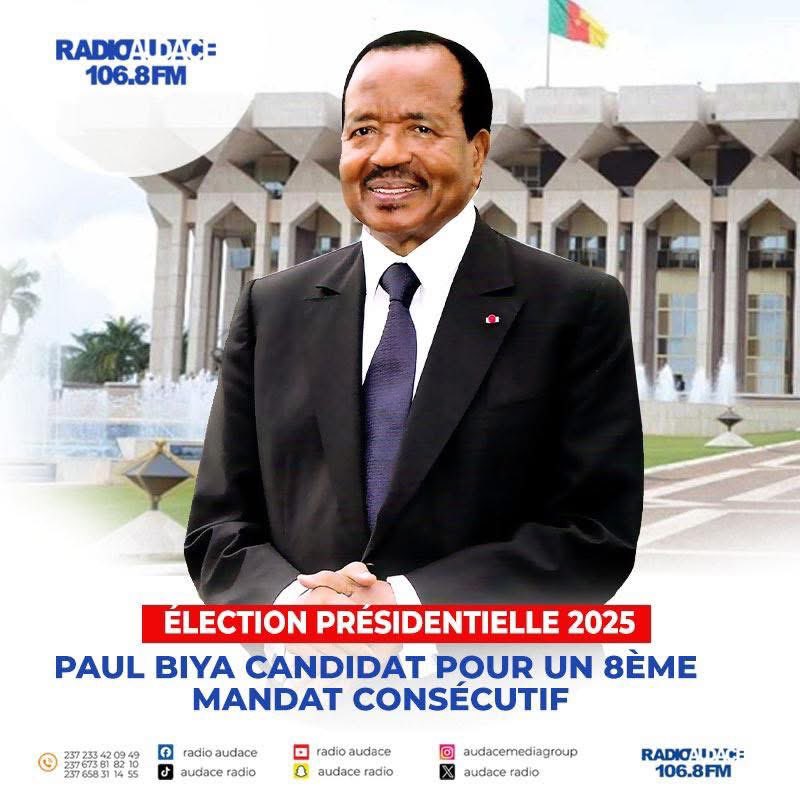audace_radio's tweet photo. Voici une version réduite pour Twitter (X) :

🔥🇨🇲 Présidentielle 2025 : Le Pr. Bahebeck Jean réclame une déclaration vidéo télévisée de Paul BIYA !
🗣️ "Vous croyez qu’on est naïfs ?"
📌 Le doute plane, les internautes s’interrogent... #PaulBiya #Présidentielle2025 #Cameroun https://t.co/QyJ4z6nbyV