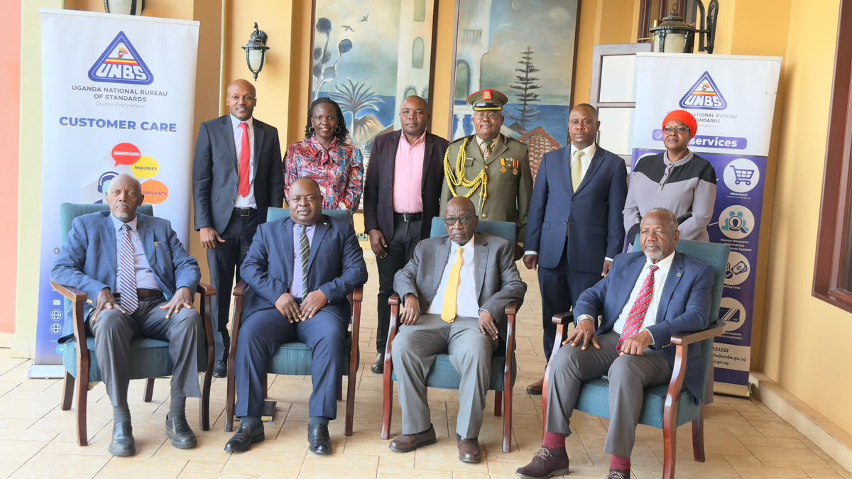 UNBSug's tweet image. JUST CONCLUDED: Induction of the 10th National Standards Council at Lake Victoria Serena Golf Hotel in Kigo. 

The 3day induction program was closed by Hon. Francis Mwebesa-Minister of Trade, Industry and Cooperatives, congratulating the council members upon appointment to their…
