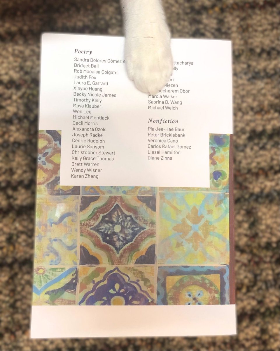 BLReview's tweet image. Leo woke up from his cat nap to tell you how much he's enjoying BLR Issue 48. 🩵
More about the issue:
📖 Grab your copy: blreview.org/product/blr-is…
💻 Spring Reading: youtu.be/Lm3_Ut_YHBc?si…
🔖 Read its winning pieces: blreview.org/table-of-conte…
#literarymagazine #literaryjournal
