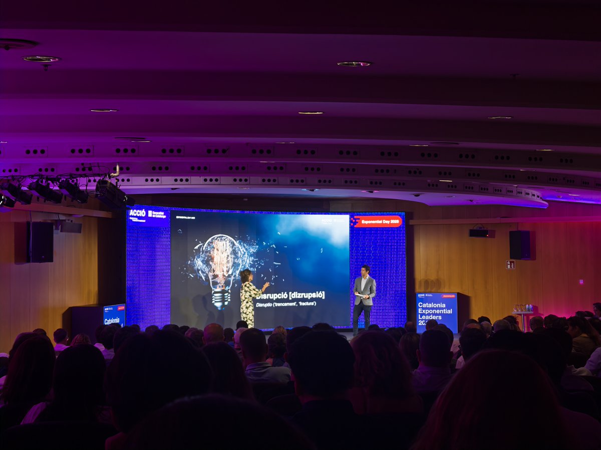 💡 Assistim a l'#ExponentialDay25 d'<a href="/accio_cat/">ACCIÓ</a> per explorar com les tecnologies disruptives i la #IA poden ajudar el #TercerSectorSocial.

🔓 Les #DadesObertes són clau per a la transparència, la innovació i l'impacte social. #InnovacióTercerSector